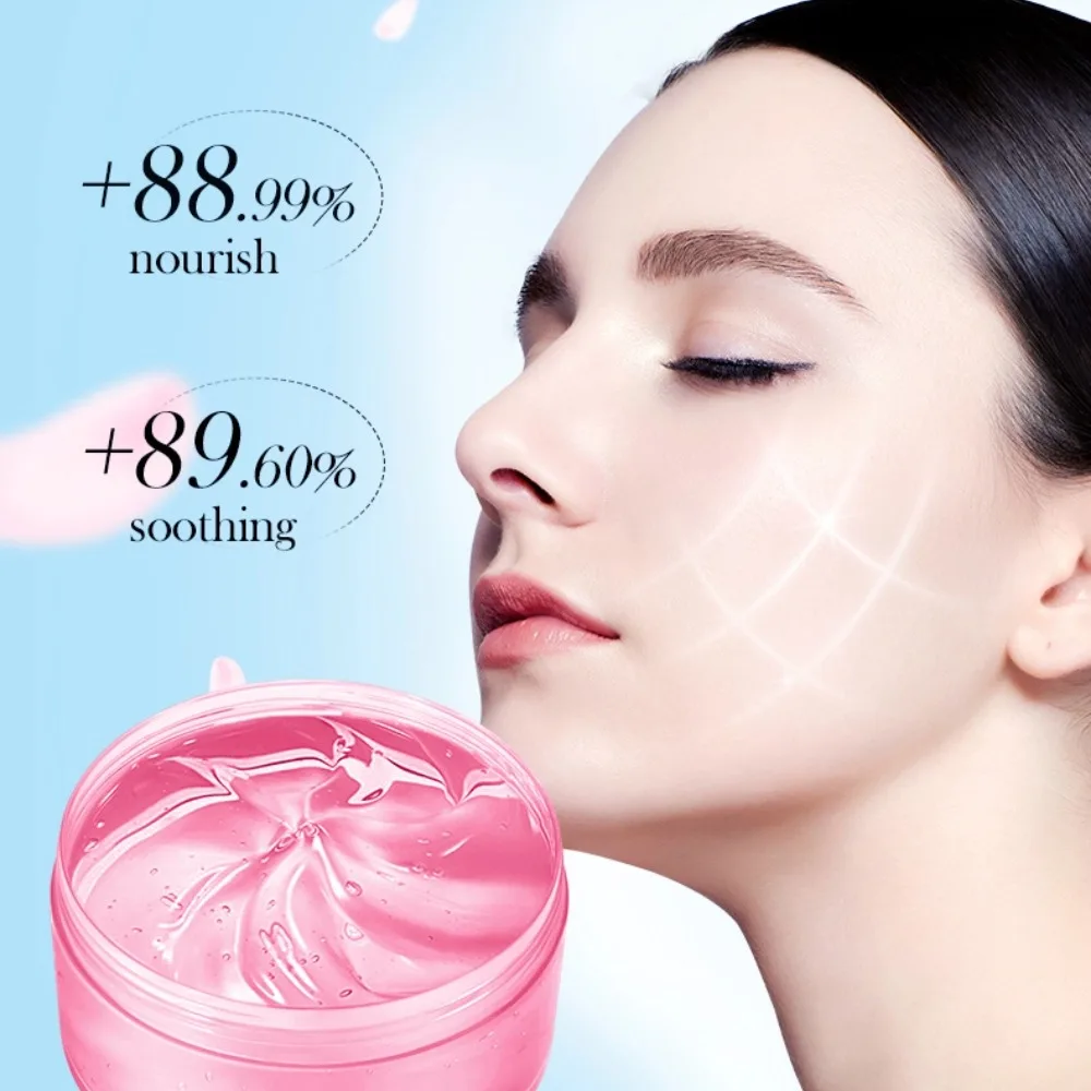 جل كولاجين ساكورا من ساادور 300 جرام جل ترطيب ومرطب للوجه يدوم طويلاً للعناية ببشرة الوجه الحساسة/الزيتية - الصورة 2