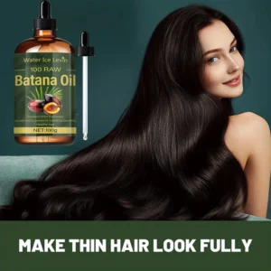 زيت الباتانا الخام 100% للشعر - ترطيب عميق ولمعان، تركيبة هندوراسية غير مكررة، إصلاح الشعر الشتوي، نعومة وتغذية