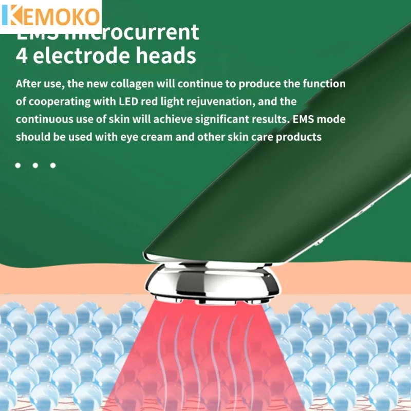 HIFU أداة جديدة المضادة للتجاعيد رفع تشديد الفوتون العلاج مدلك الوجه جهاز الجمال العناية بالبشرة أدوات التجميل تدليك العين - الصورة 4